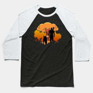 Fallout 4 Lone Wanderer and Dogmeat Nuke Baseball T-Shirt